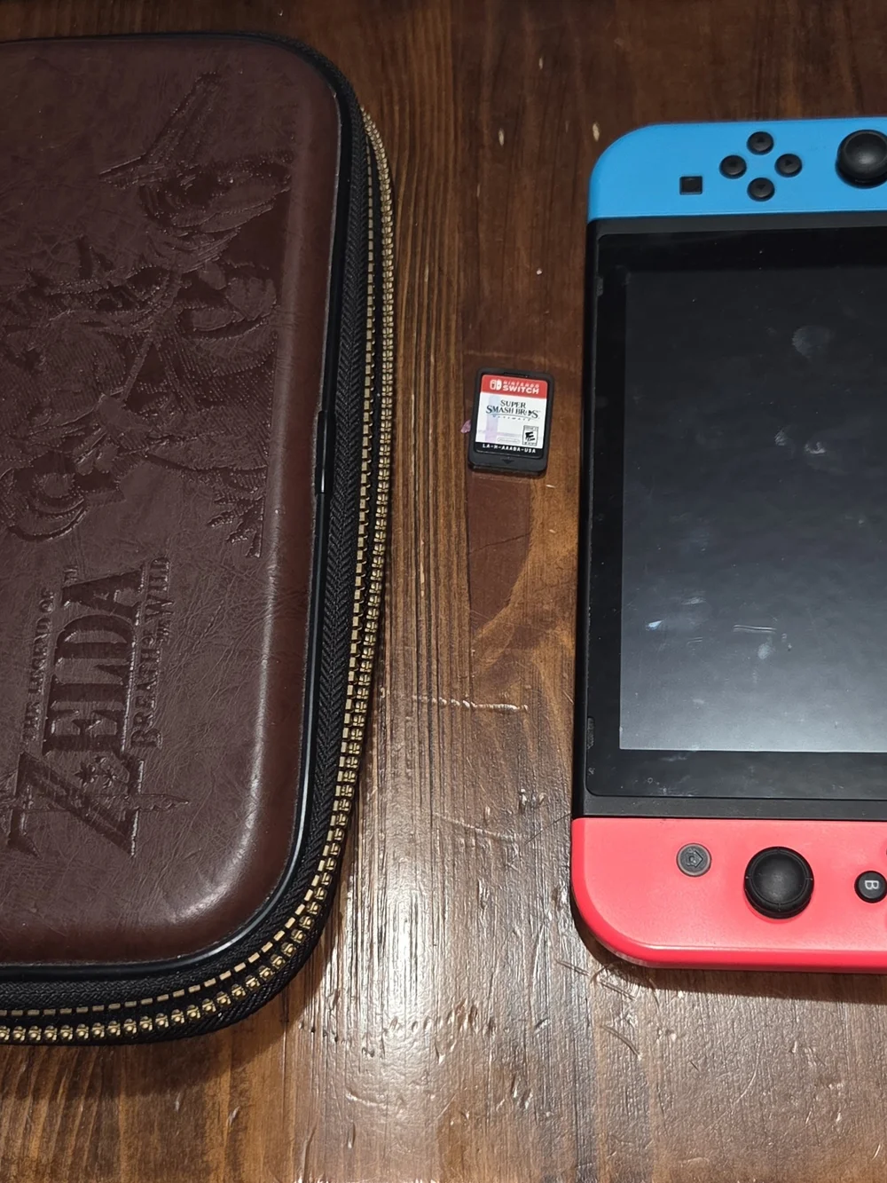 Nintendo Switch with Blue Left and Red Right Joy‑Con